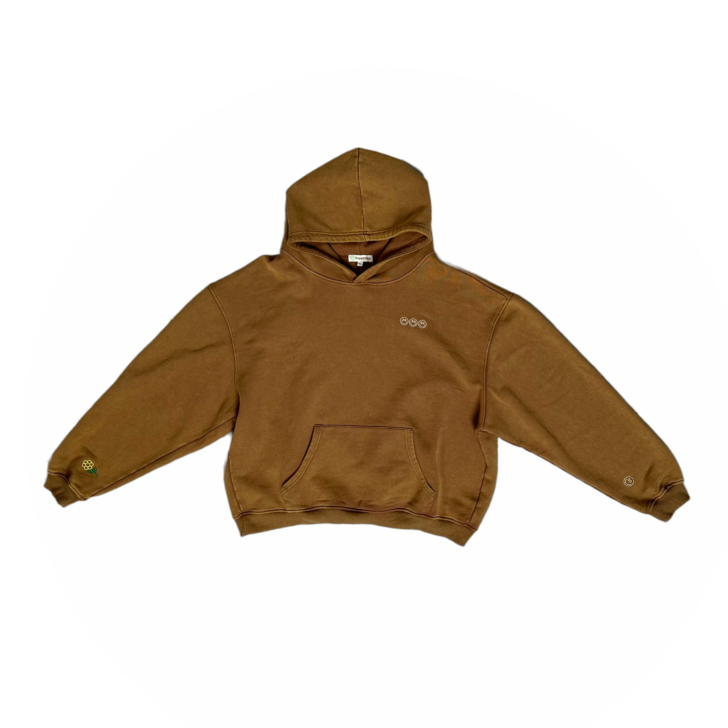 heavy brown hoodie