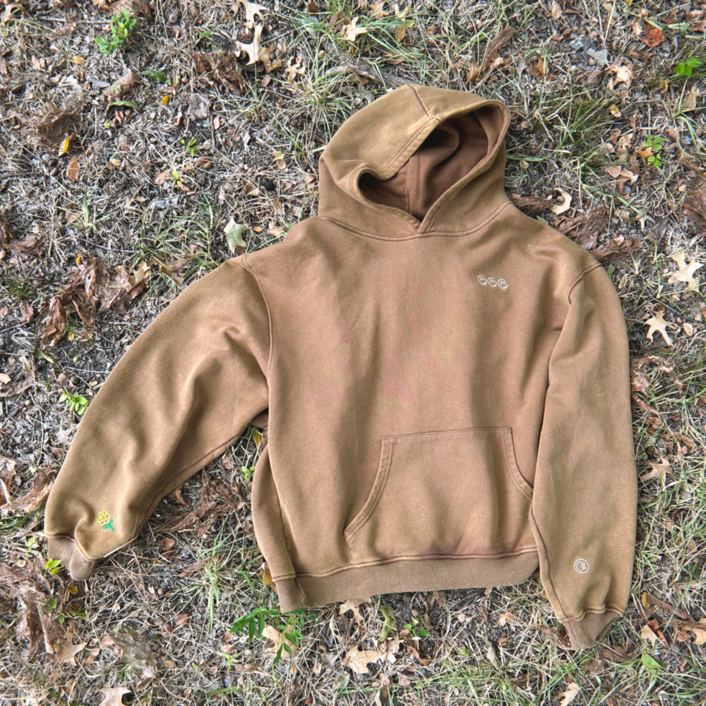 heavy brown hoodie