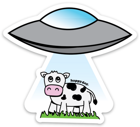 ufo and cow